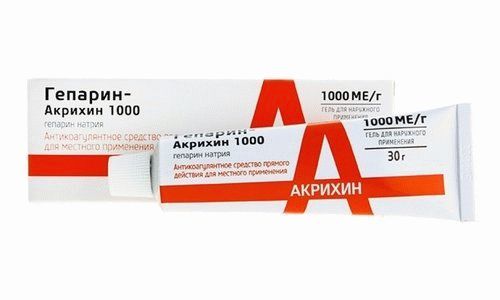 Гепарин Акрихин гель - инструкция по применению, цена, аналоги